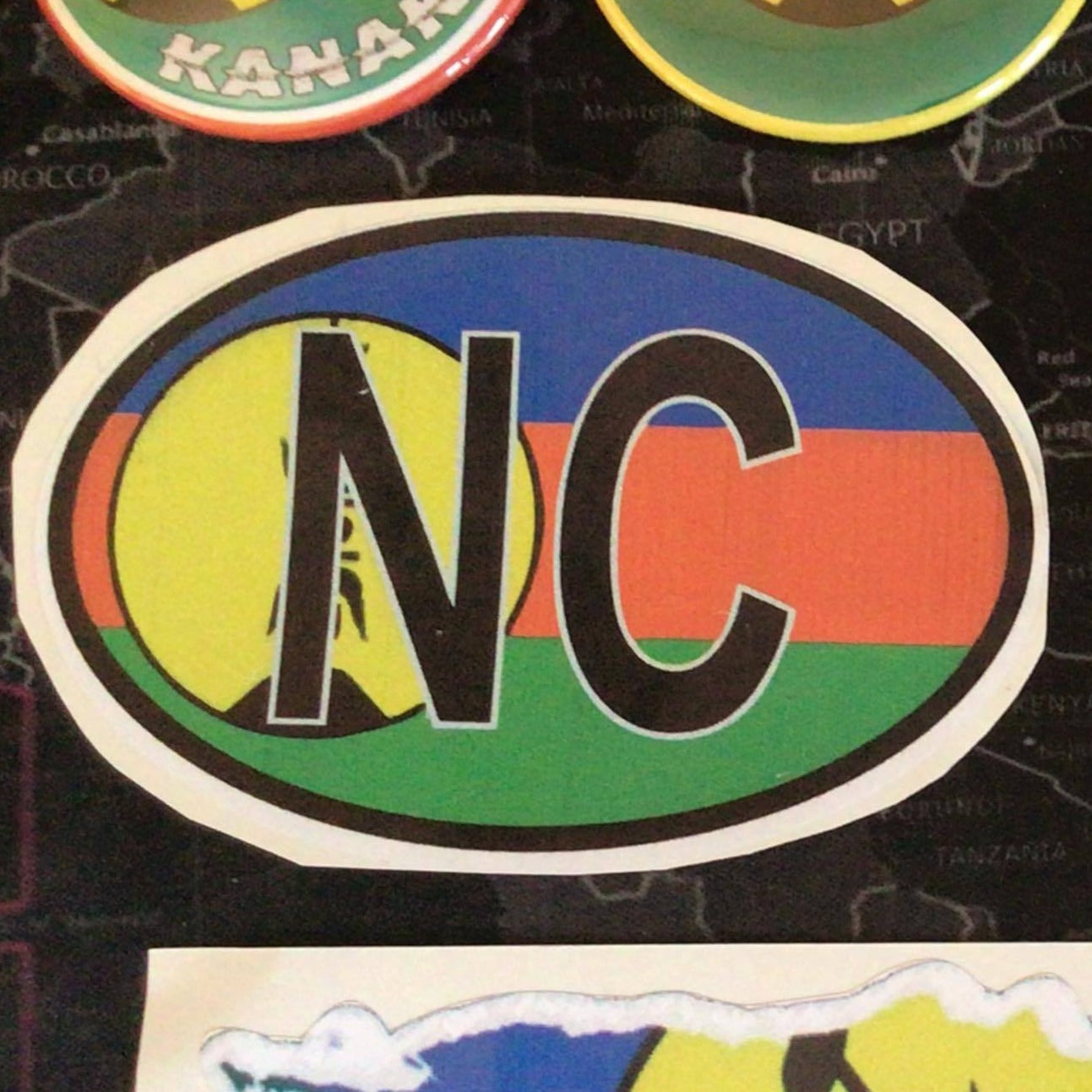 Stickers autocollant Kanaky Ovale
